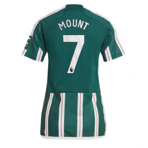 Manchester United Mason Mount #7 Koszulka Wyjazdowych Kobiety 2023-24 Krótki Rękaw